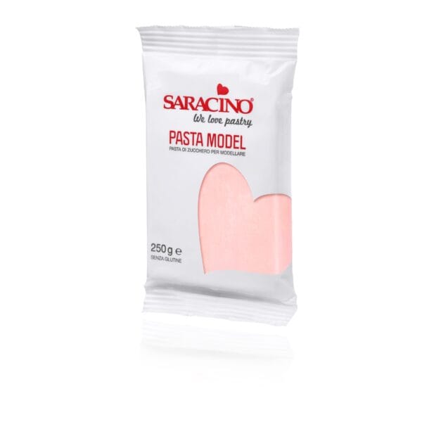 Masa cukrowa Saracino Baby Pink, lukier plastyczny do figurek 250g