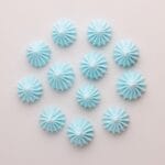 Beziki niebieskie, mini bezy 12 szt - obrazek 2