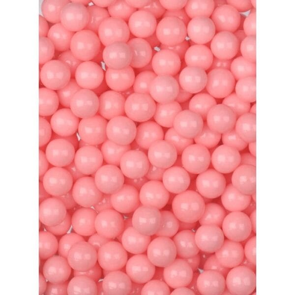 Posypka cukrowa różowe perełki fi 9 mm, 50 g Tortino