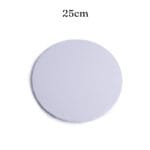 25 cm biały podkład pod tort 1,2 cm