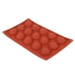 Forma silikonowa półkula fi 4 cm, h 2 cm 15 gniazd F-19 Genes - obrazek 5