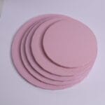 34 cm pastelowy róż podkład pod tort 1,2 cm - obrazek 3