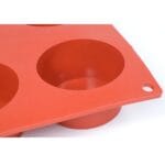 Forma silikonowa cylindry fi 6 cm, h 3,5 cm Mufina F-04 Genes - obrazek 4