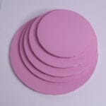 34 cm podkład pod tort różowy 1,2 cm - obrazek 2