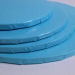 20 cm niebieski podkład pod tort, 1,2 cm - obrazek 2