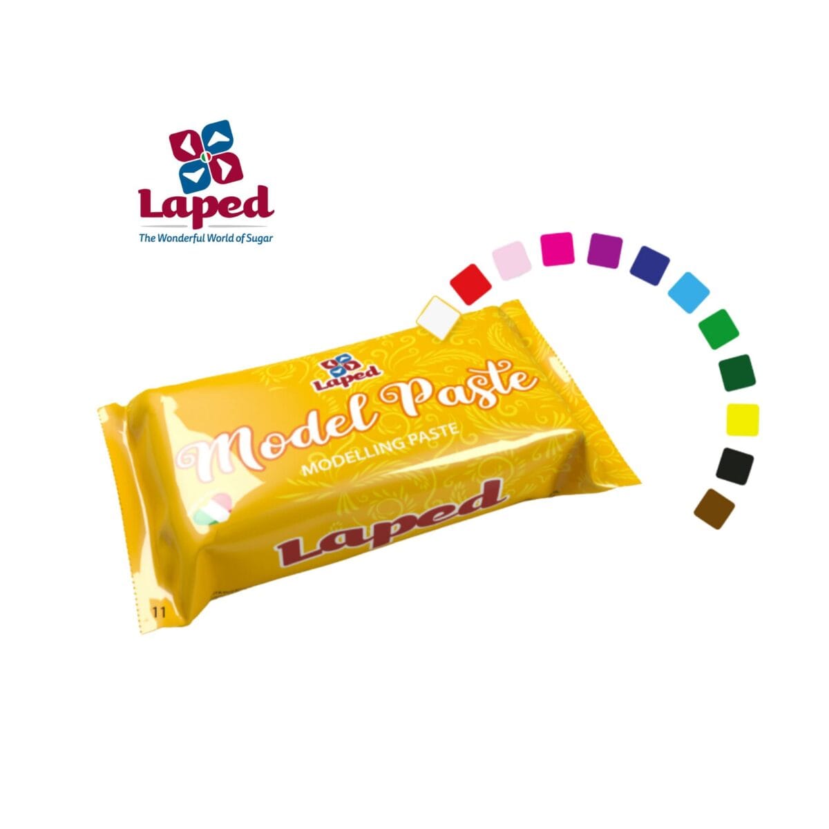 Masa cukrowa do figurek czerwona Laped 1 kg - obrazek 2