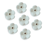 Kwiat niezapominajka cukrowa biała śr. 2,5 cm opak.7 szt.