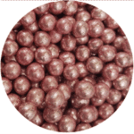 Czekoladowe perełki  Mini Crispy różowe 6mm 50g