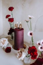 Świeczka urodzinowa Cyferka 5, 4.5 cm, złoty Party Deco - obrazek 3