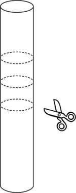 Wspornik do tortu 20cm, śr 18mm, Modecor - obrazek 2