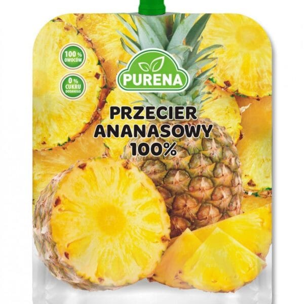 Przecier ananasowy 100% puree 250g Purena