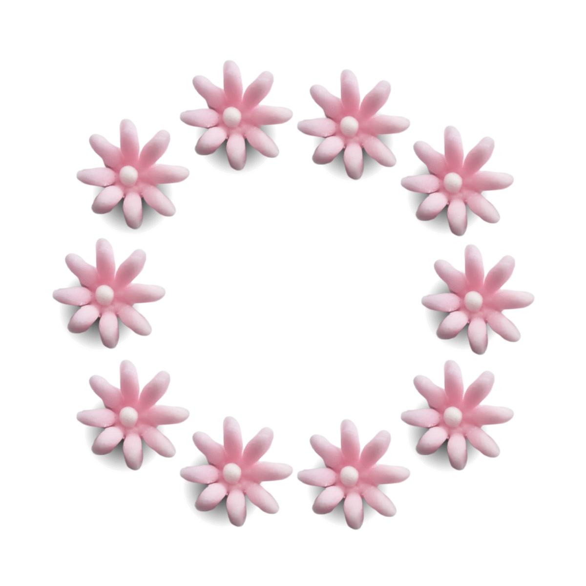 Kwiaty Stokrotka mini cukrowa różowa śr.1 cm opak.10 szt. - obrazek 2