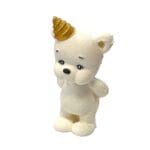 Figurka  czekoladowa Biały Miś na tort urodzinowy