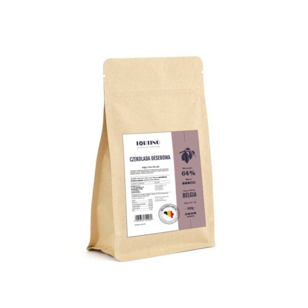 Czekolada deserowa belgijska 64% Tortino 500g