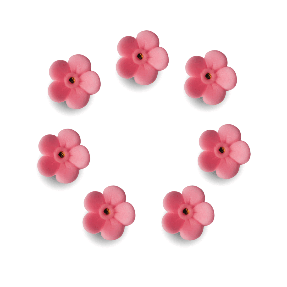 Kwiat niezapominajka cukrowa różowa śr. 2,5 cm opak.7 szt. - obrazek 4