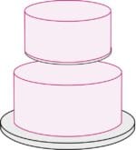 24 Podkład pod tort biały Modecor - obrazek 2