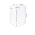 Pudełko na tort 41x41x45 piętrowy