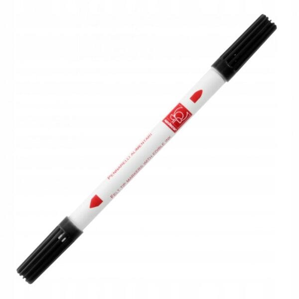 Marker spożywczy dwusrtonny czarny Modecor