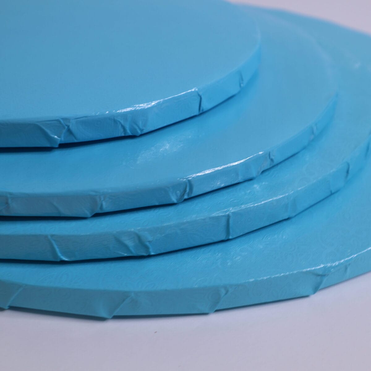 25 cm niebieski podkład pod tort, 1,2 cm - obrazek 2