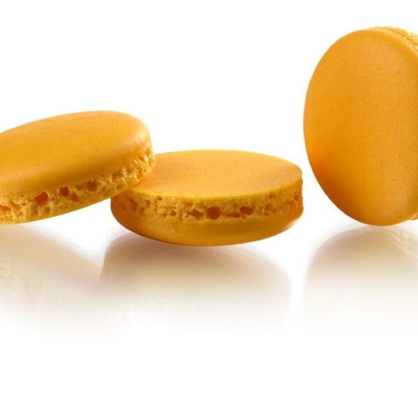 Żółte korpusy na makaroniki 6 szt