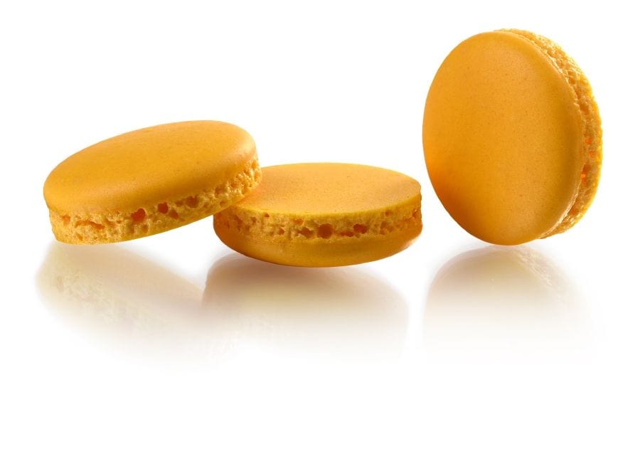 6520fab87a9df359a2ecfeb3ebaf3779.jpg Żółte korpusy na makaroniki 6 szt - obrazek 1