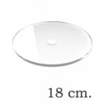 Podkład pod tort piętrowy PLEXI 18 cm Cake Decor