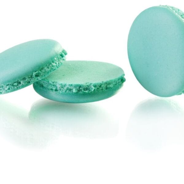 Niebieskie korpusy na makaroniki 6 szt