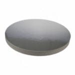 Podkład styrodurowy srebrny okrągły 25 cm CakeDecor