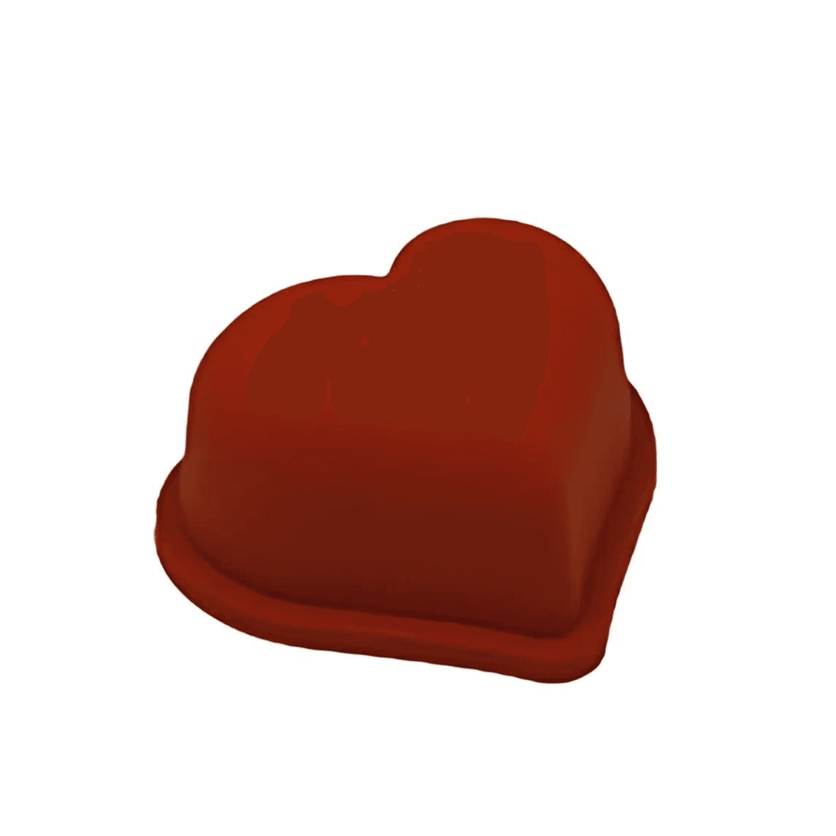 Pojedyncza foremka silikonowa na monoporcję serce 48x61x37mm F-79 Genes - obrazek 2