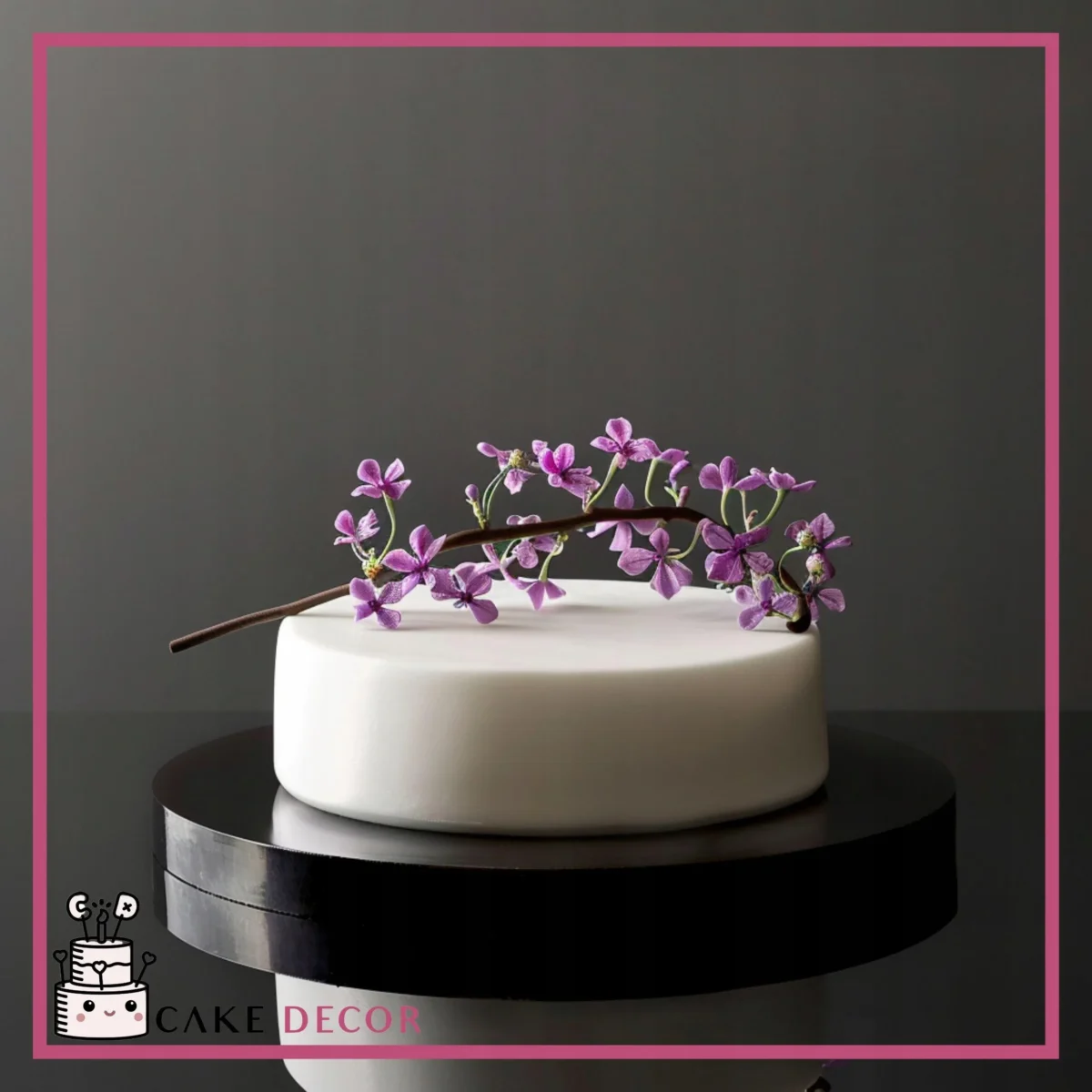 Podkład styrodurowy 30 cm Czarny z oklejonym bokiem - obrazek 4