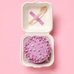 Opakowanie na bento cake tort 155 x 150 x 75mm - obrazek 2