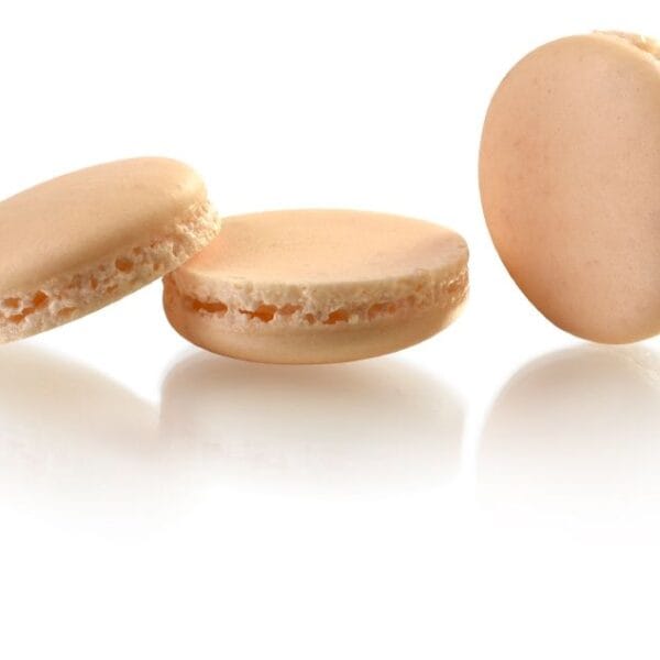 Beżowe korpusy na makaroniki  6 szt