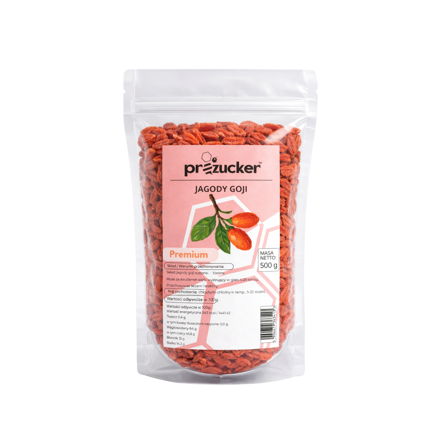 goji 500g JAGODY GOJI 500g - obrazek 1