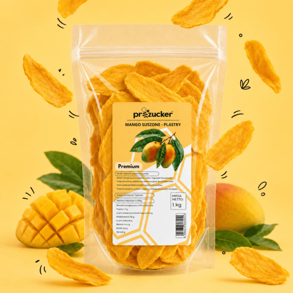 Mango suszone w plastrach proZucker 1 kg
