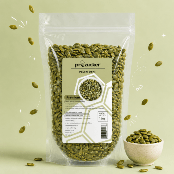 Pestki dyni polskie proZucker 1 kg